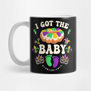 I Got The Pregnancy Announcement  Mardi Gras Mug